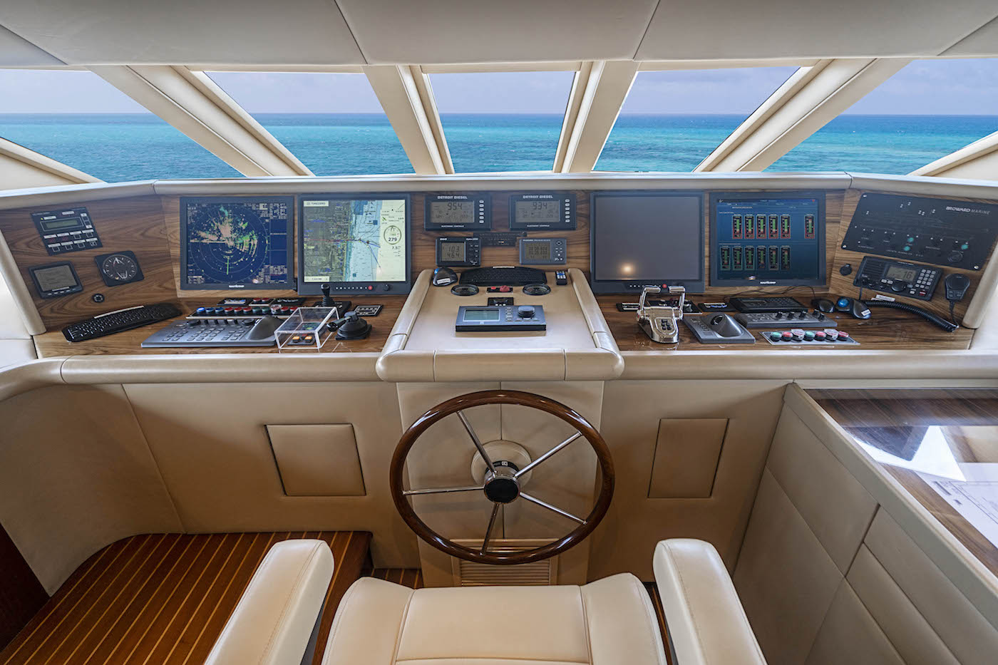 CAMILLE Helm Station Luxury Yacht Browser by CHARTERWORLD